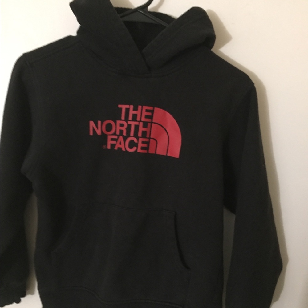 Boy’s Medium Black & Red NorthFace Hoodie